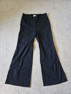 Anthropologie Marve Black Wide-Leg Pants Size 14
